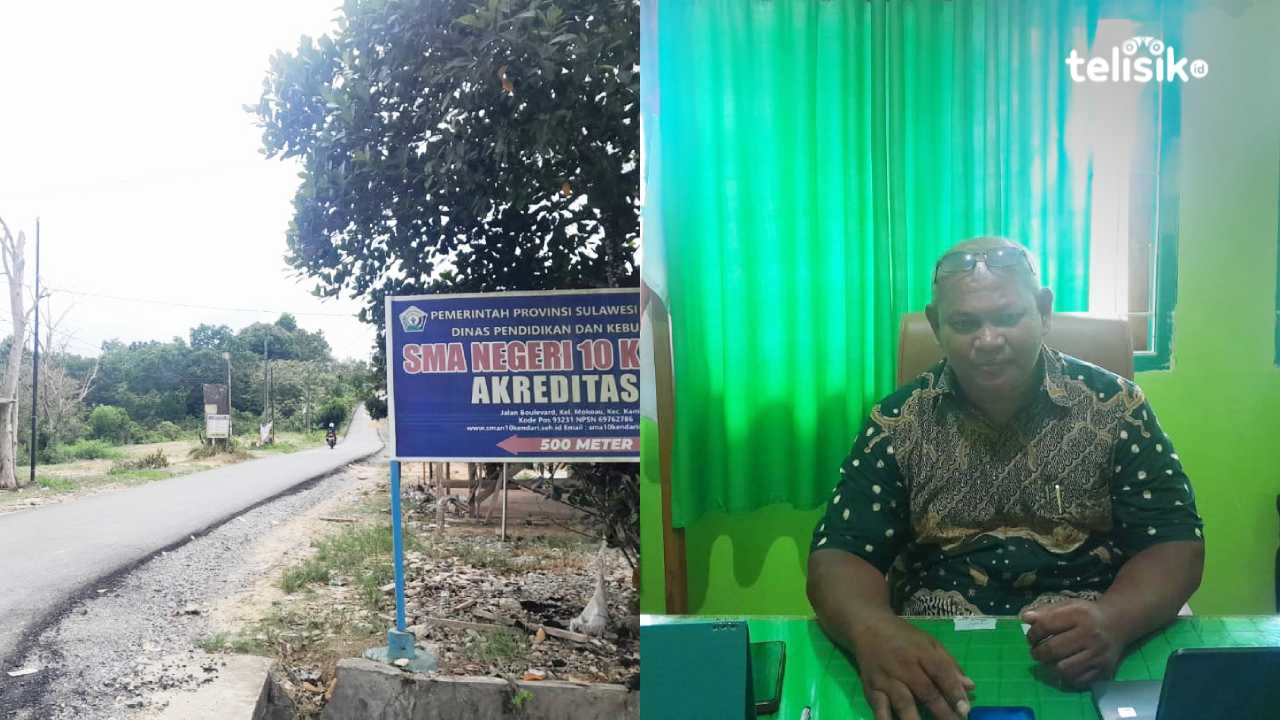 Pengaspalan Jalan ke SMA 10 Kendari Tuntas Setelah 11 Tahun Penantian