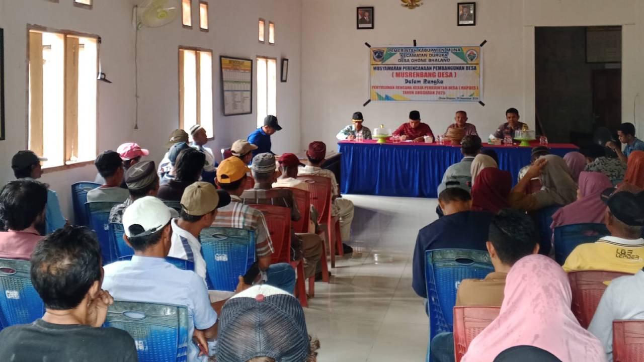 Air Bersih dan Seragam Sekolah Gratis jadi Prioritas Kades Ghonebalano Muna