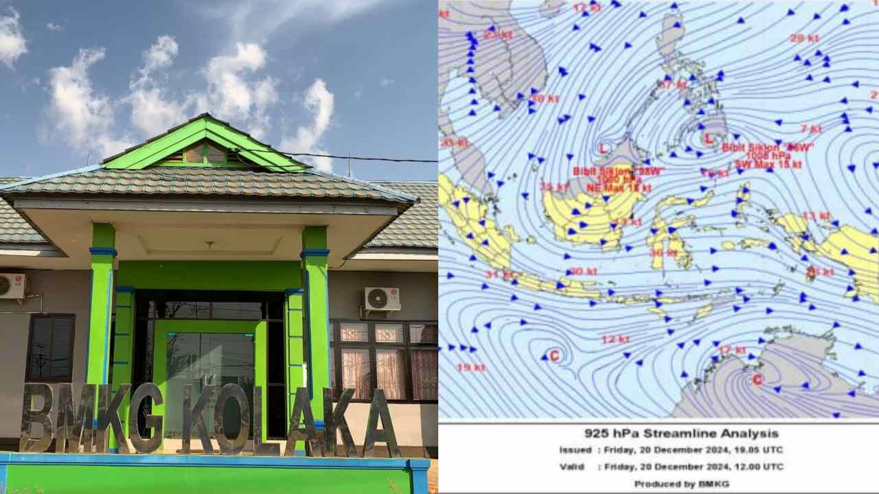 BMKG Ingatkan Hujan Lebat dan Angin Kencang Ancam Kabupaten Kolaka dan Sekitarnya
