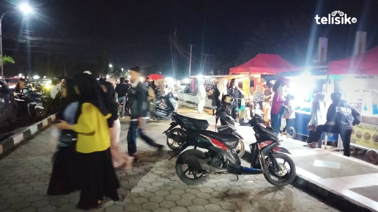 Bundaran Kantor Gubernur jadi Tempat Nongkrong Anak Muda Kendari