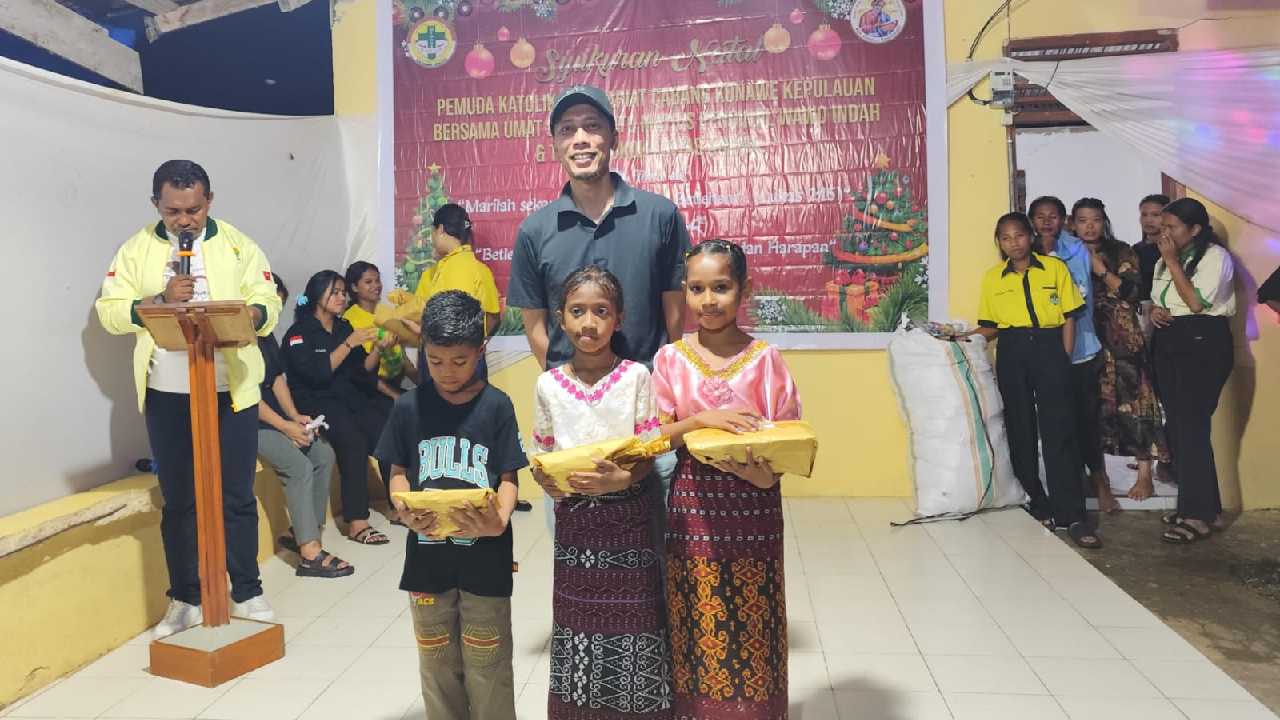 Karyawan PT GKP Bersama Pemuda Katolik Wawonii Rayakan Syukuran Natal 2024