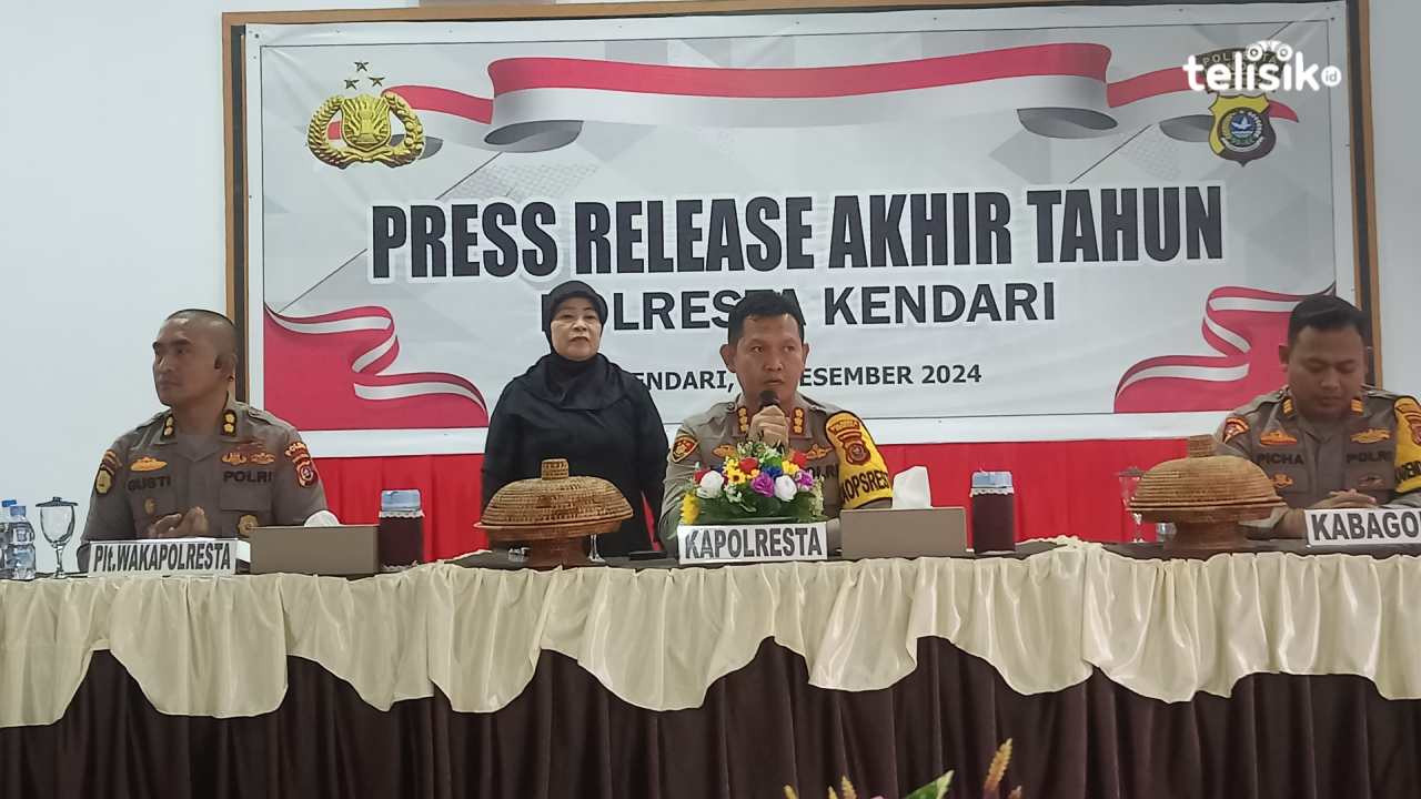 Kasus Kriminalitas 2024 di Kendari Melonjak, Kapolresta: Perda Miras Perlu Ditinjau Kembali
