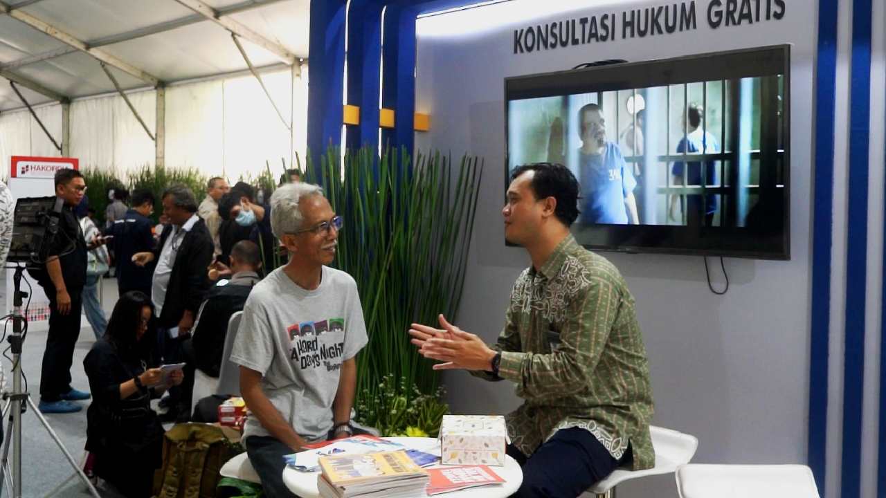 Kemenkum Kenalkan Transformasi Lembaga pada Masyarakat di Hakordia 2024