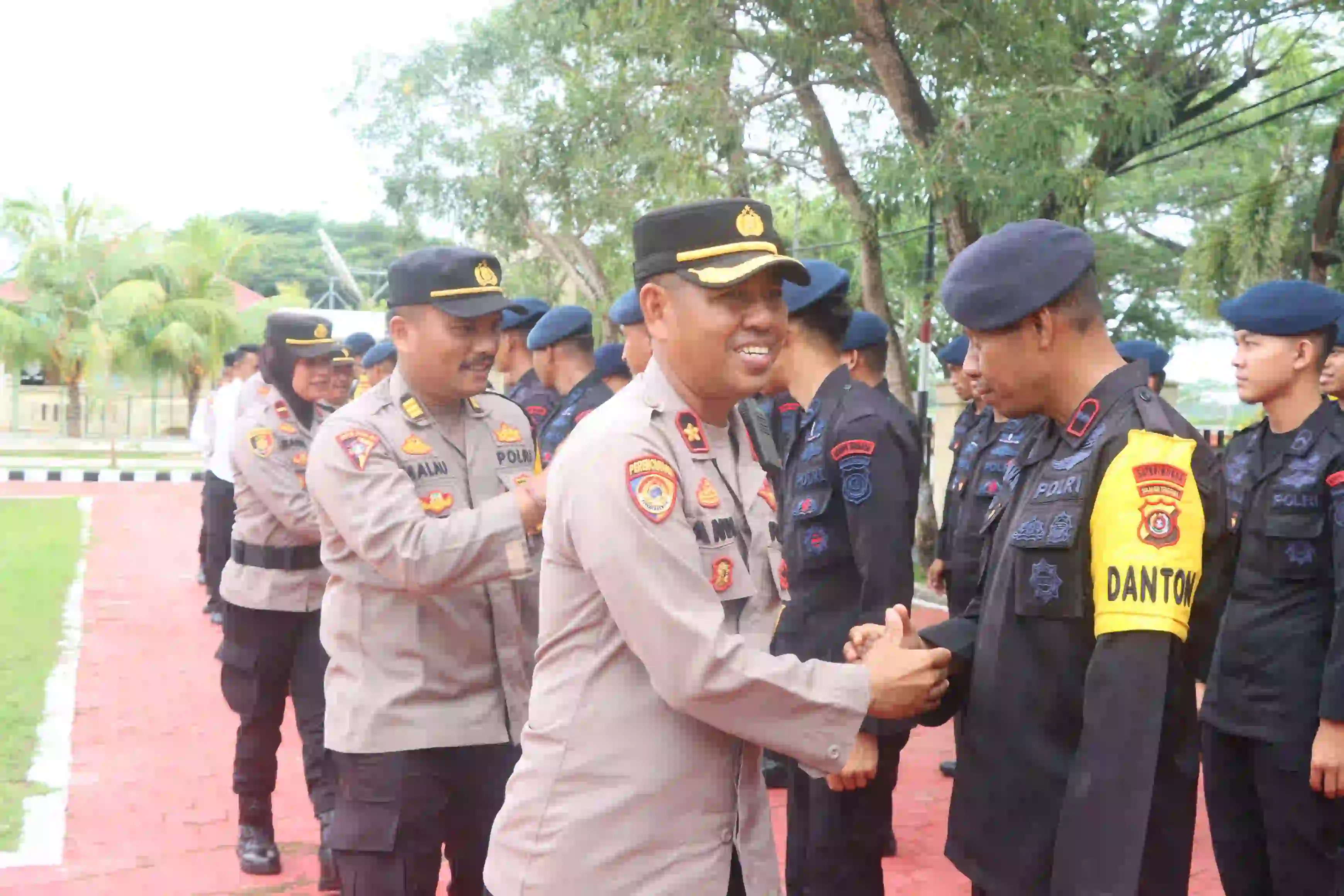 Pilkada Muna Kondusif, Dua Peleton BKO Brimob Dipulangkan