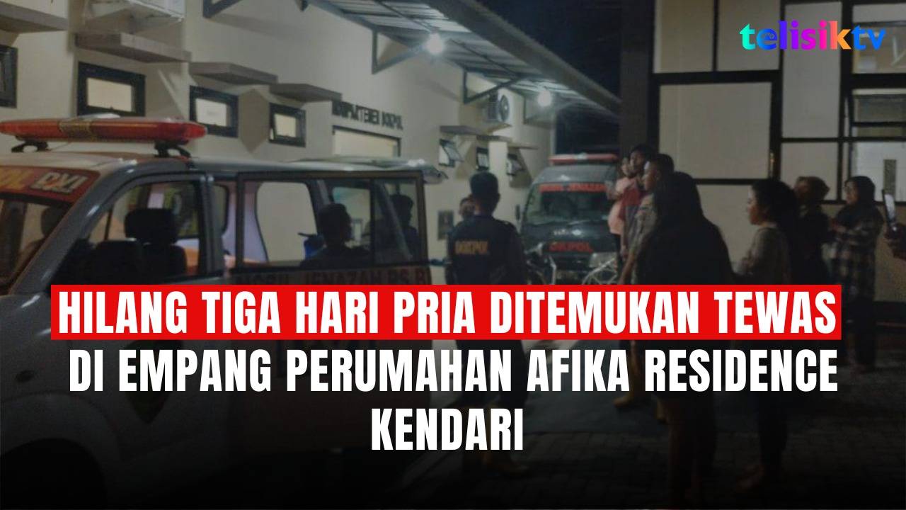 TELISIKTV: Hilang Tiga Hari, Pria Ditemukan Tewas di Empang Perumahan Afika Residence Kendari