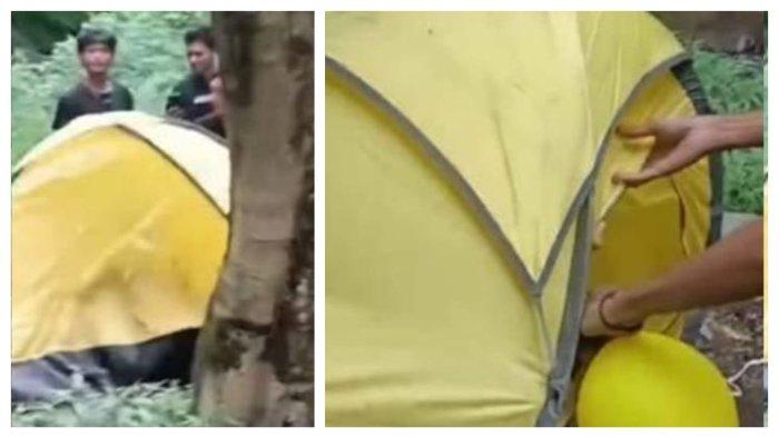 Viral Tenda Kuning Bergoyang di Perkemahan, Heboh Digerebek Wisatawan