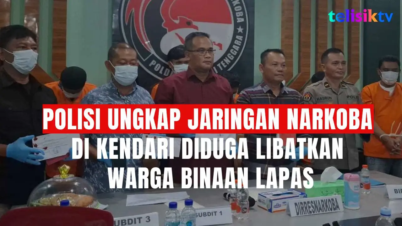 TELISIKTV: Polisi Ungkap Jaringan Narkoba di Kendari, Diduga Libatkan Warga Binaan Lapas