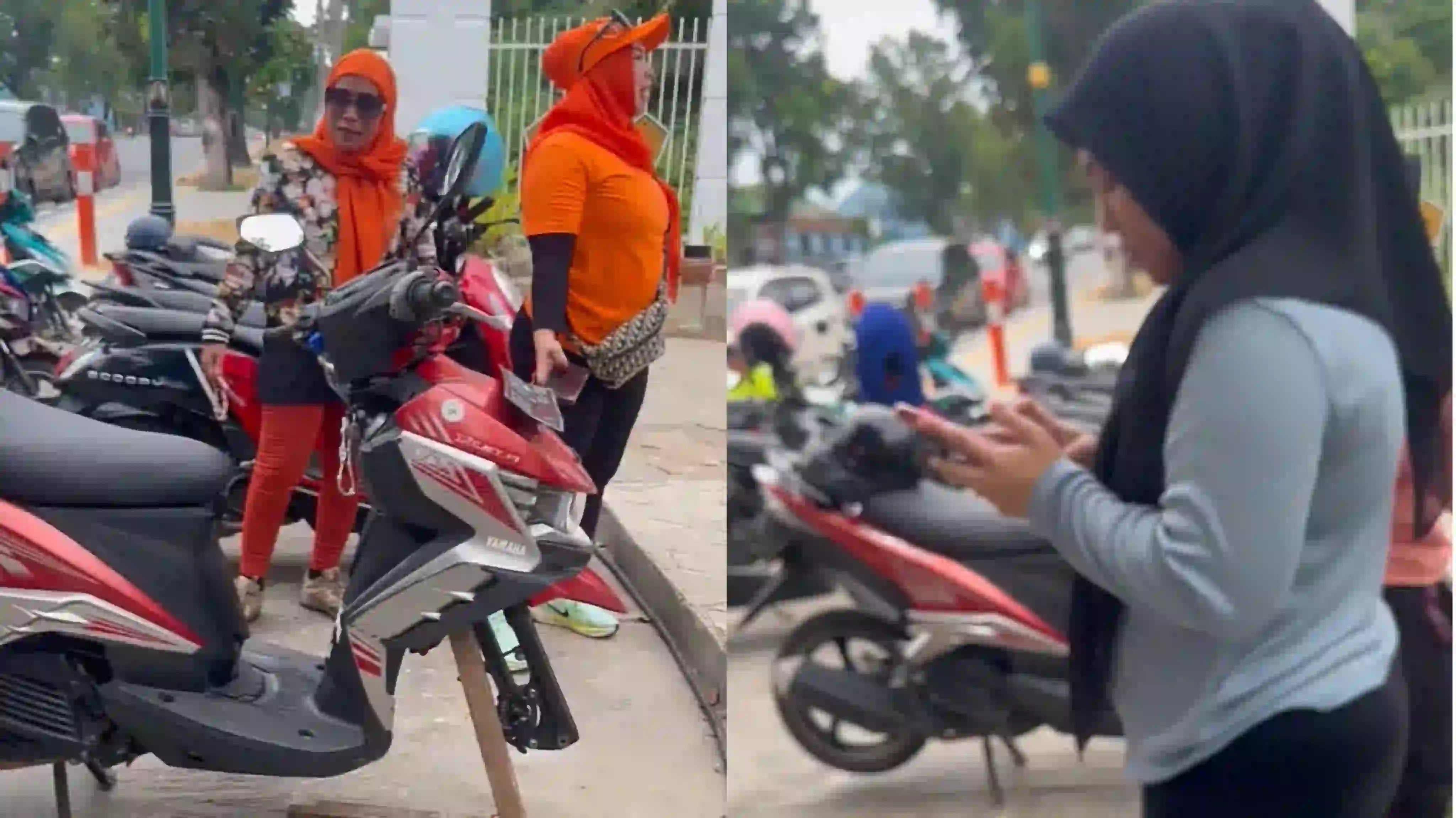 Ban Motor Pengunjung Raib Digondol Maling Usai Ditinggal Senam di Eks MTQ Kendari