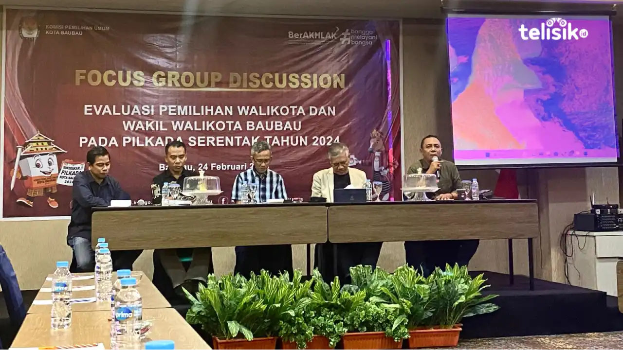 KPU Baubau Evaluasi Pilkada 2024, Bawaslu Beri Catatan Ini