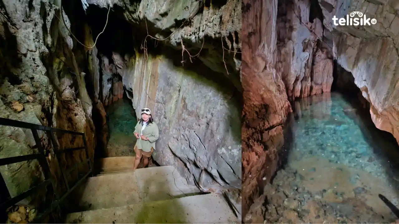 Pesona Wisata Goa Kolam Renang di Pulau Labengki Konawe Utara