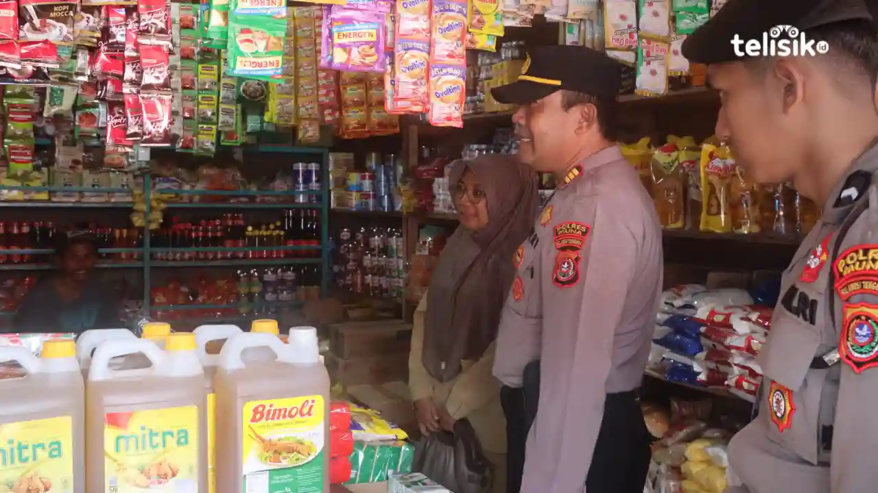 Polres Muna Cek Stok Sembako, Harga Naik Jelang Ramadan