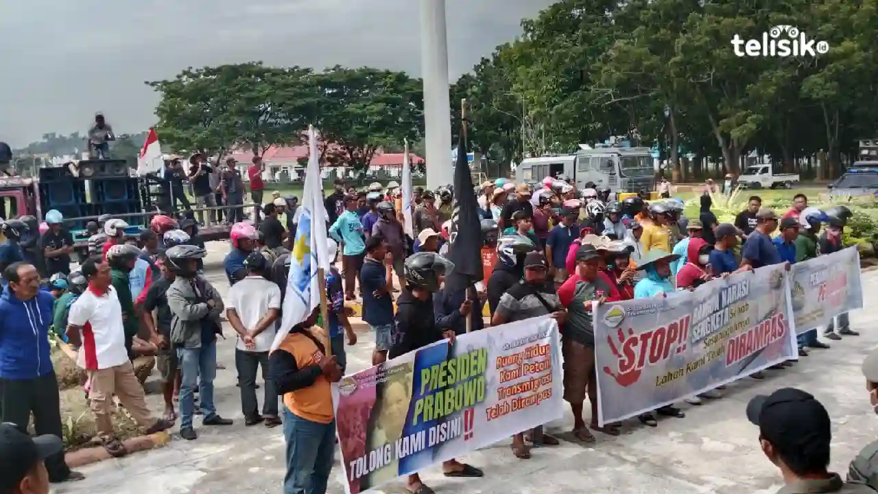 Ratusan Warga Konawe Demo, Desak Penyelesaian Sengketa Lahan Transmigrasi