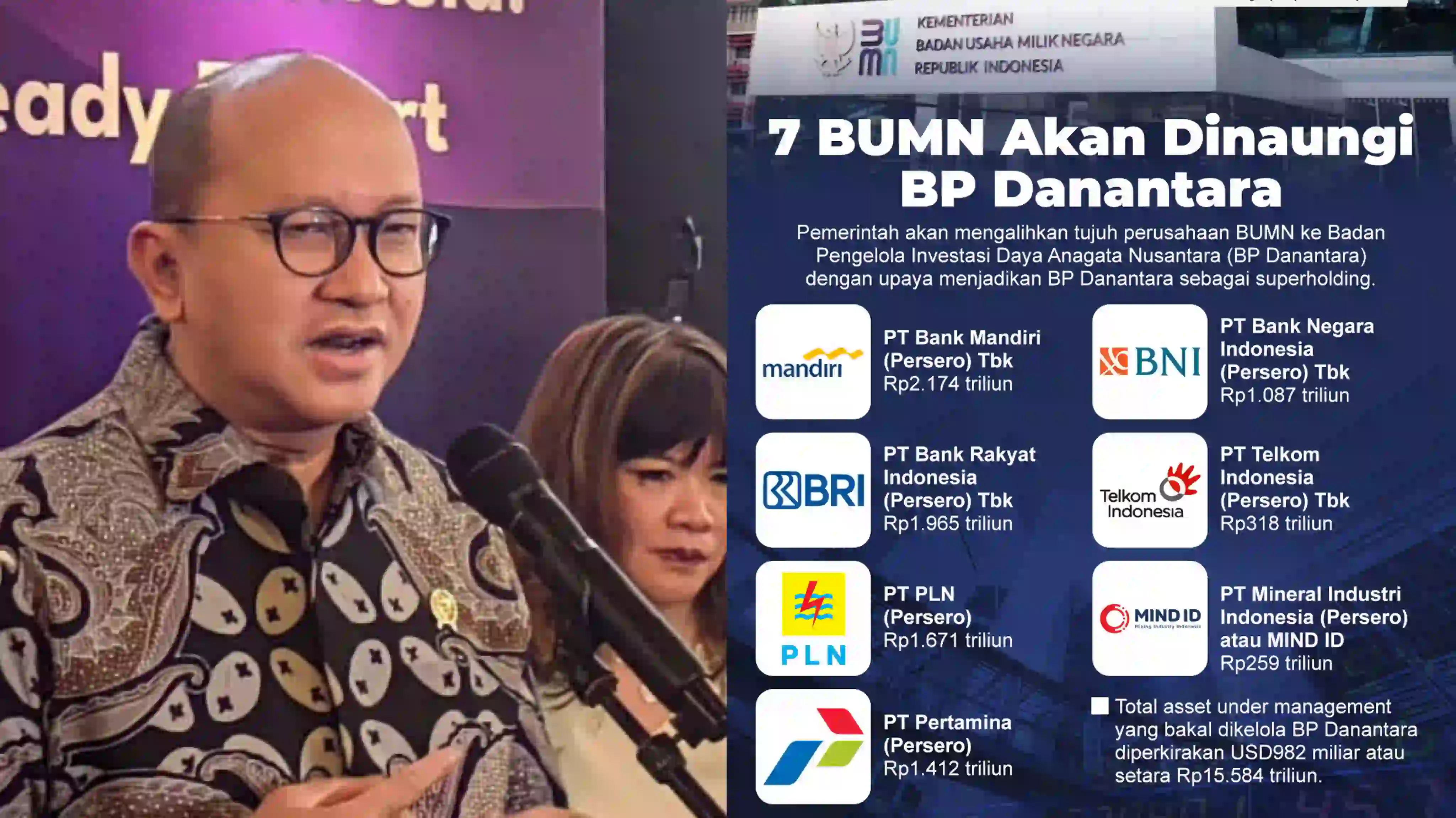Tak Cuma Tujuh Perusahaan, Semua Aset BUMN Dicaplok Danantara di Maret 2025