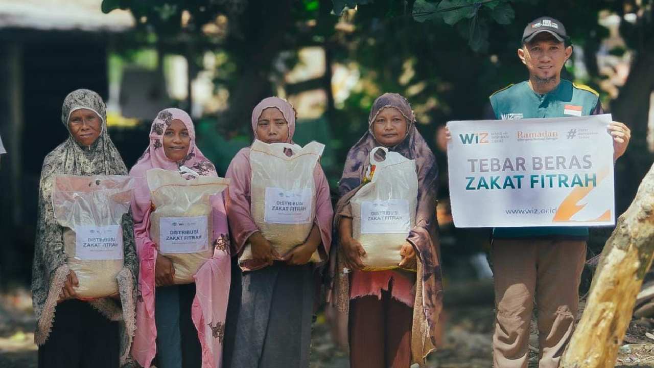 38 Ton Beras Zakat Fitrah Masyarakat Disalurkan Wahdah Inspirasi Zakat Sulawesi Tenggara