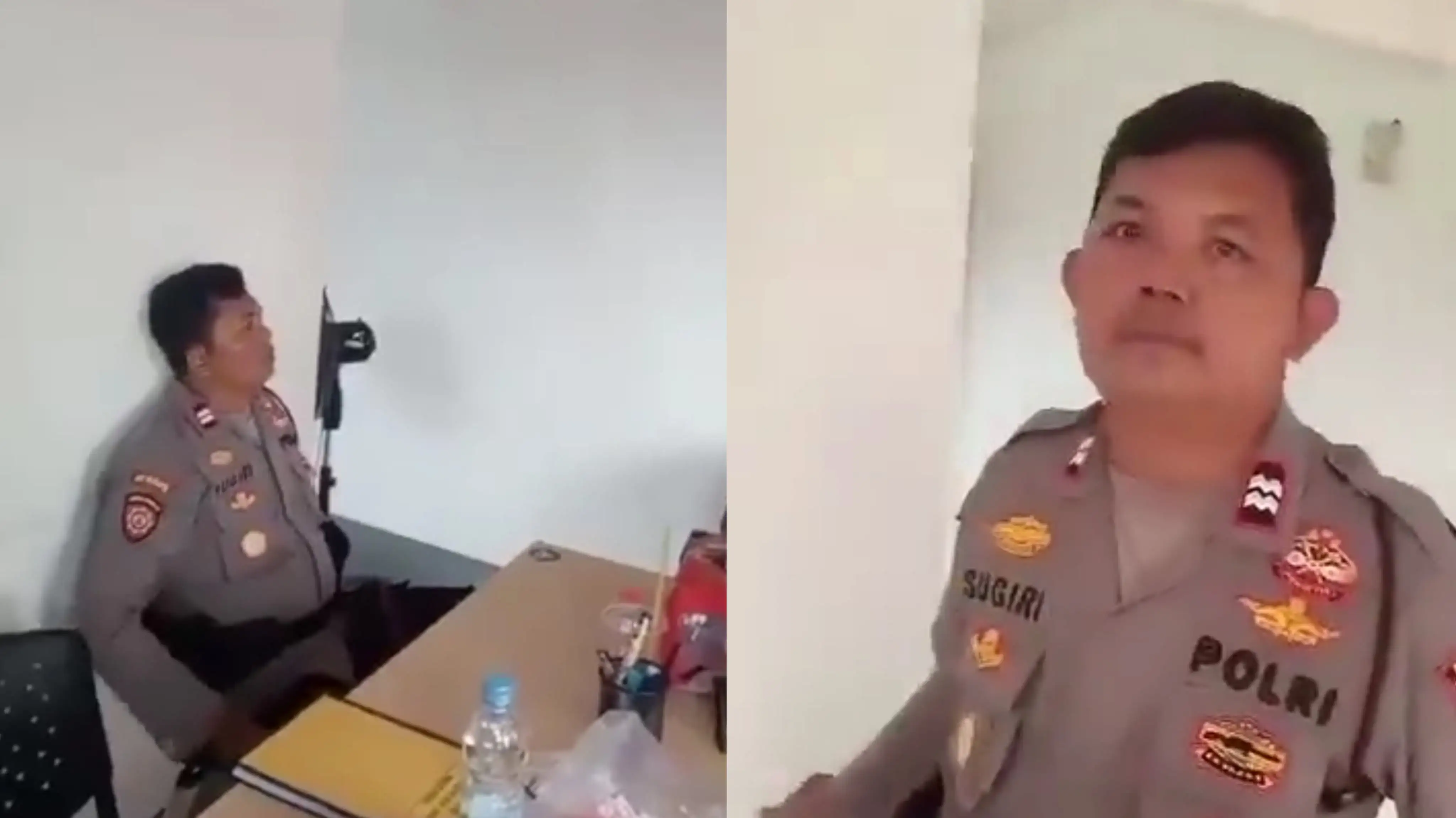 Heboh Oknum Polisi Raba-raba Wanita Penjual Es, Suami Korban Rekam dan Ngamuk