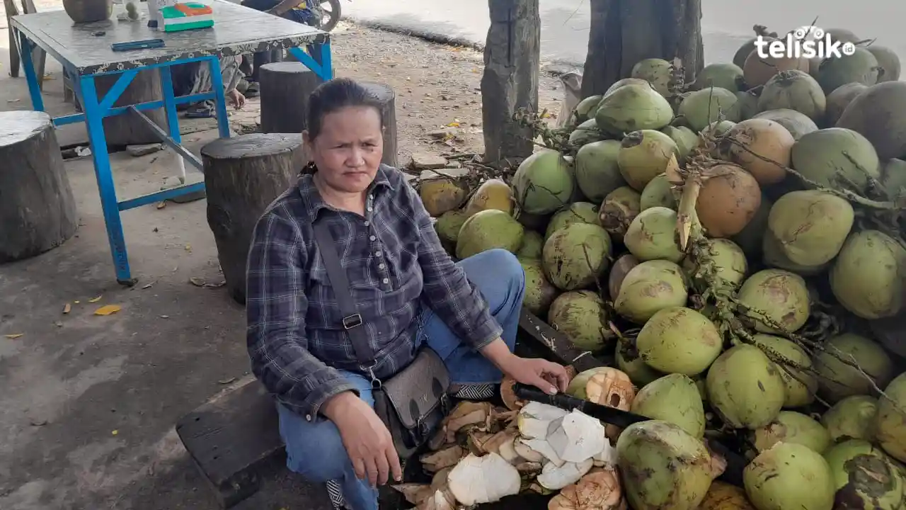 Perjuangan Wa Abe Seorang Diri Hidupi Anak, Dari ART hingga Jual Kelapa Muda
