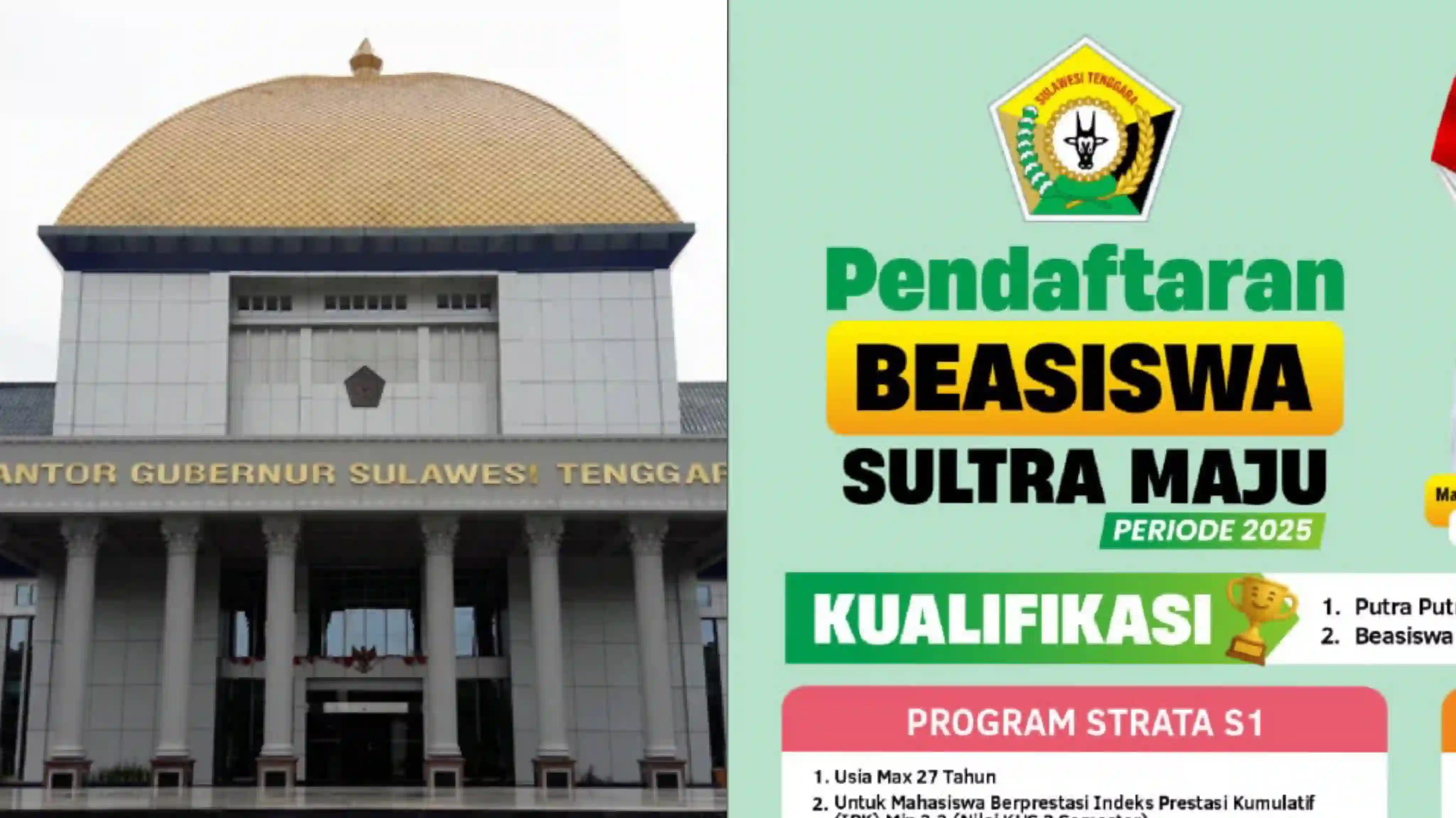 Program Beasiswa Sultra Maju 2025 Dikeluhkan, Pendaftaran Belum Lama Terbuka Ditutup hingga 2026?