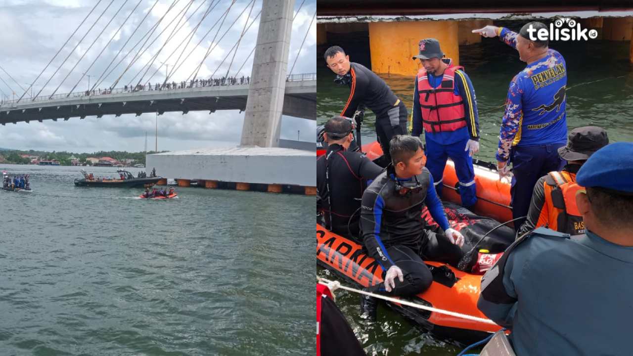 Jenazah Erwin Guswanto Ditemukan Dua Meter dari Titik Jatuh Jembatan Teluk Kendari