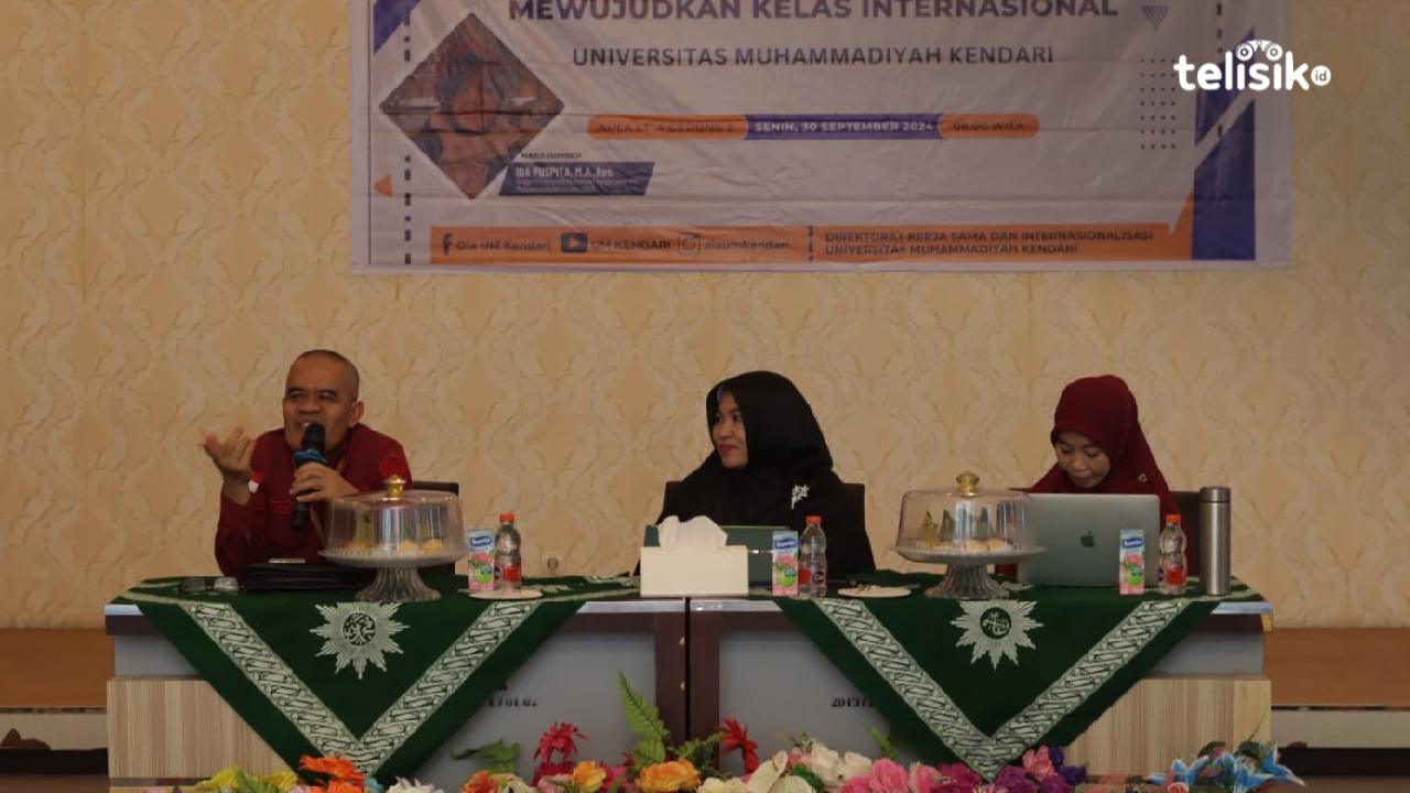 UM Kendari Workshop Internasionalisasi Pendidikan untuk Wujudkan Kelas Internasional