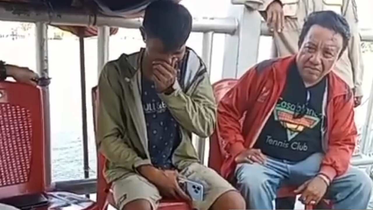 Dikira Bunuh Diri, Pria Ini Pukul Tiang Jembatan Teluk Kendari Lampiaskan Emosi Gegara Dimarahi Istri