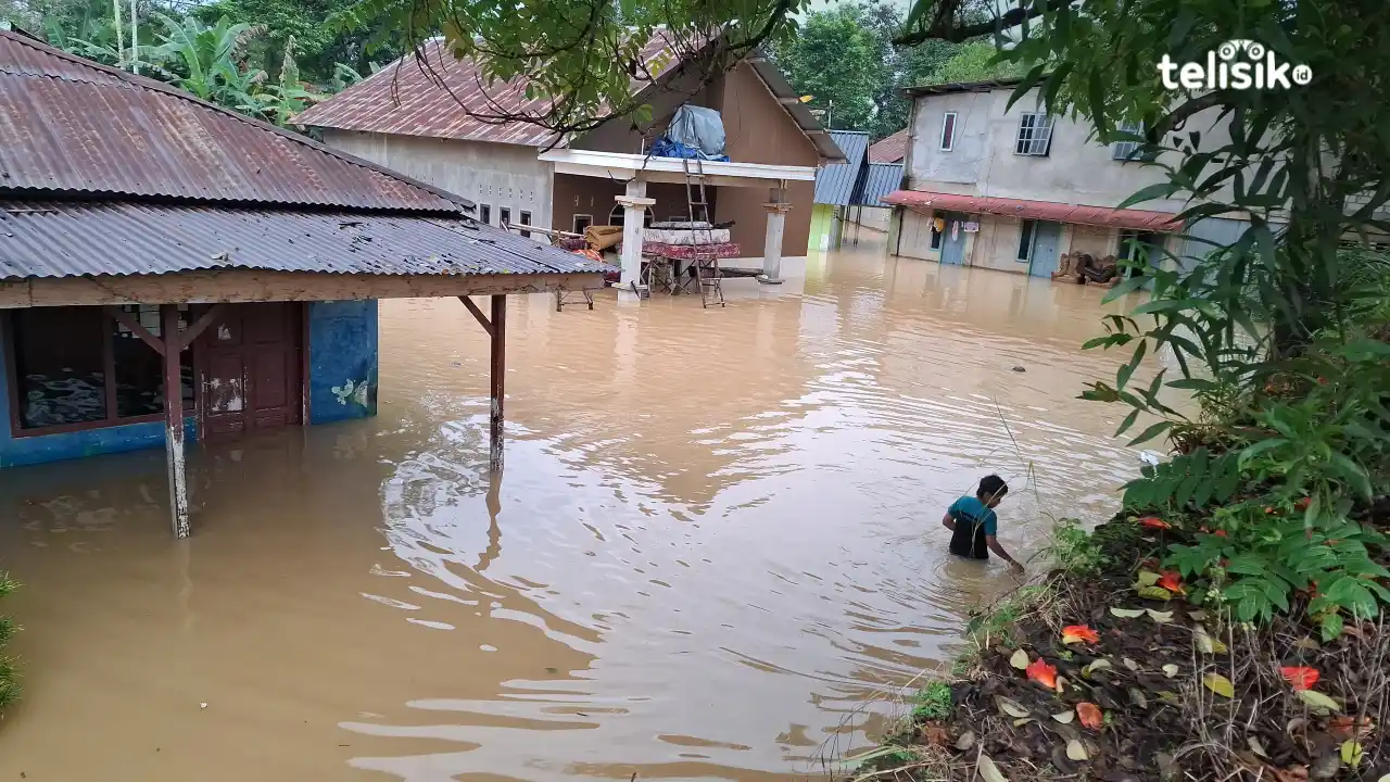 Sungai Wanggu Meluap, 103 KK Terendam Banjir di Kendari
