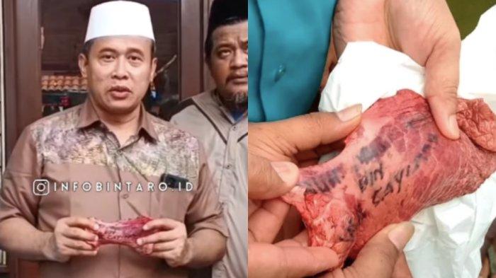 Viral Potongan Paru Daging Sapi Kurban Bertuliskan Nama Pemilik, Begini Penjelasannya