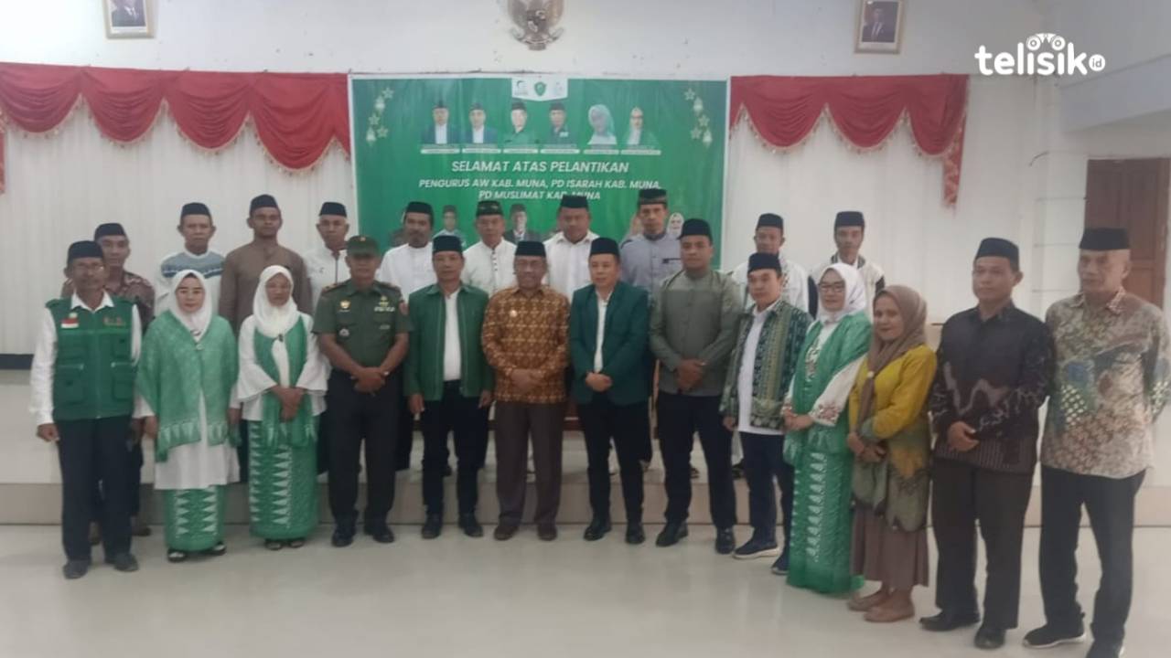 Pengurus Daerah Al Jami' Yatul Washliyah Muna Dilantik, Siap Bawa Misi Mulia