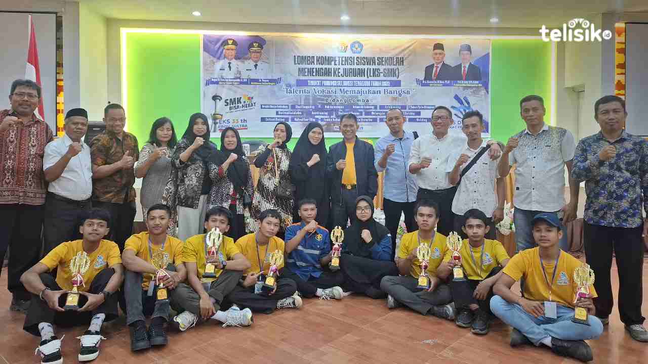 SMK Negeri 2 Kendari Juara Umum LKS Sultra, Loloskan 11 Bidang Lomba Tingkat Nasional
