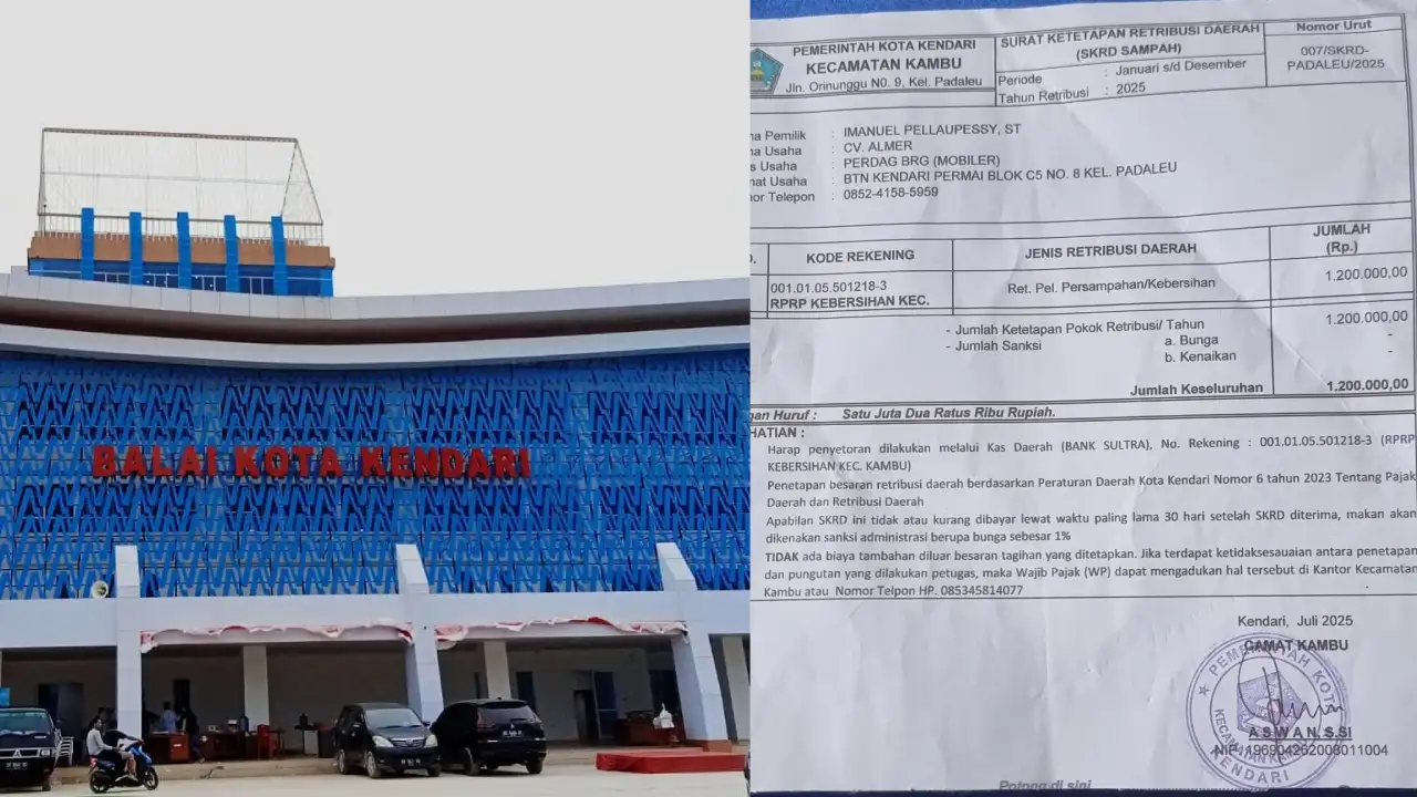 Warga Kendari Protes Tagihan Retribusi Sampah Gegara Usaha Tutup Masih Ditagih, Pemkot Dalih Akan Revisi Data