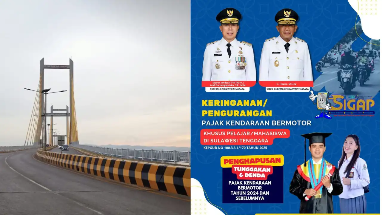 Pemutihan Pajak Pemprov Sulawesi Tenggara Khusus Pelajar dan Mahasiswa Kembali Dibuka, Berlaku hingga April 2026