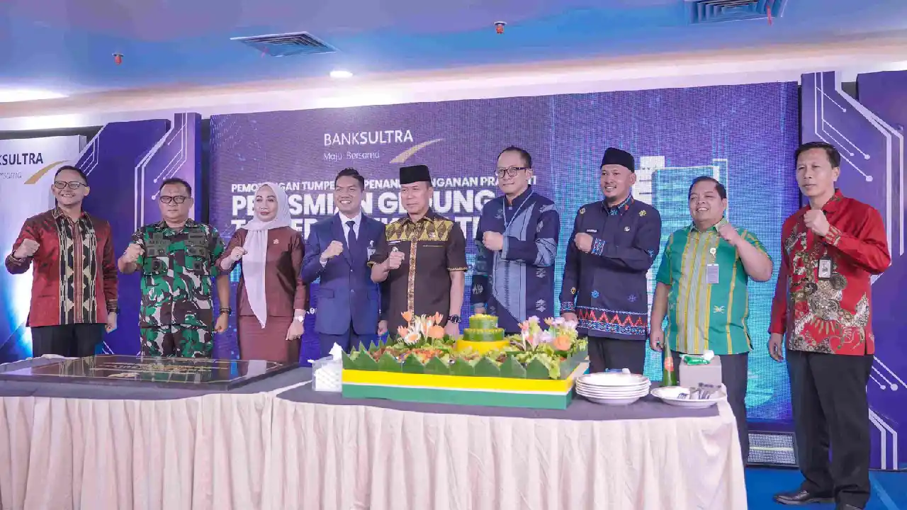 Bank Sultra Resmikan Gedung Tower Baru, Siap jadi Motor Ekonomi Daerah