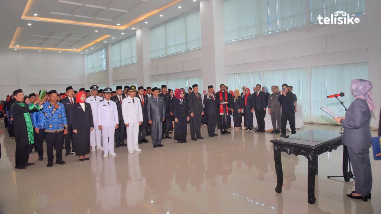 Wali Kota Kendari Lantik 161 Pejabat Baru dan Minta Peningkatan Layanan