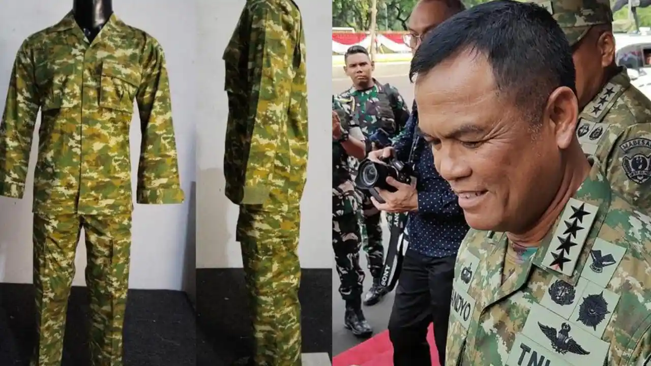 Begini Penjelasan Makna PDL Baru TNI Resmi Ganti Motif Loreng Malvinas