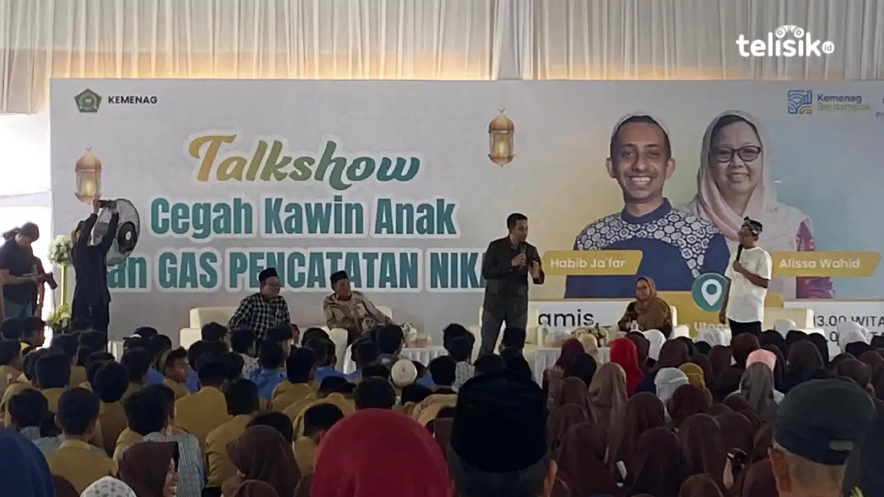 Habib Jafar dan Alissa Wahid Ajak Generasi Muda Kendari Tunda Nikah, Pilih Tumbuh Lebih Matang