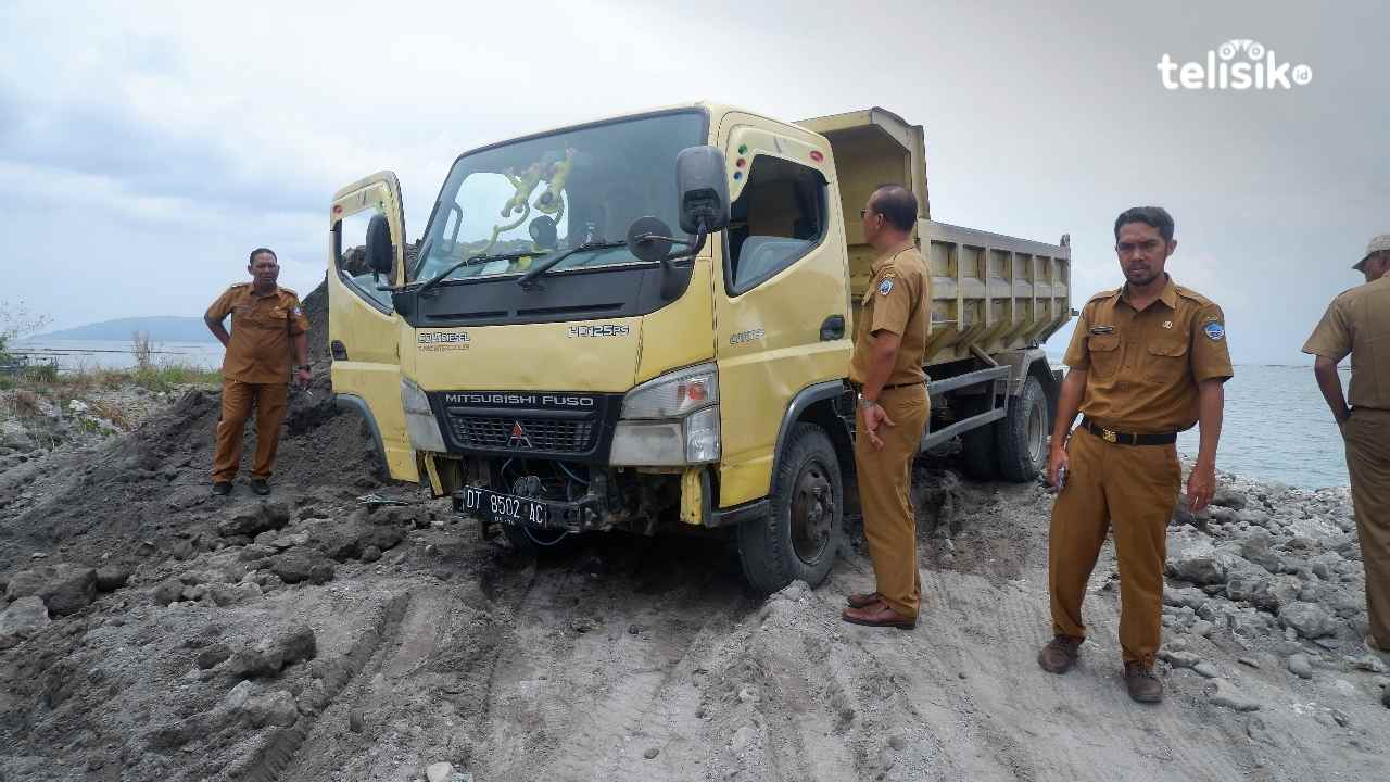 Penambangan Pasir Ilegal di Bandar Batauga Buton Selatan Dihentikan Paksa DLH