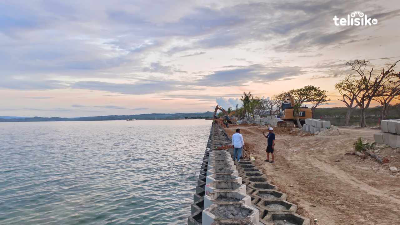 Proyek Pengaman Pantai SOR La Ode Pandu Muna Rp 28 Miliar Ditarget Rampung Desember 2025