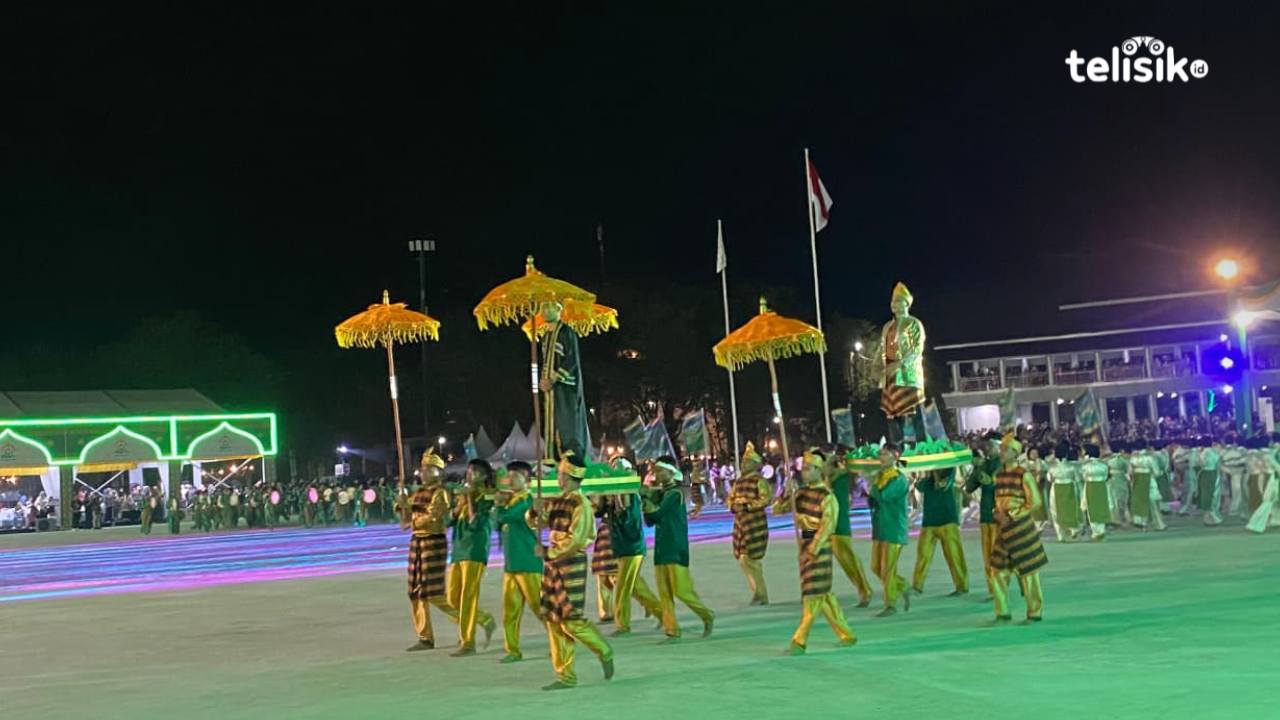 Ratusan Pelajar Mainkan Tari Kolosal Jejak Sultan dan Cahaya Islam Buton di Pembukaan STQH XXVIII
