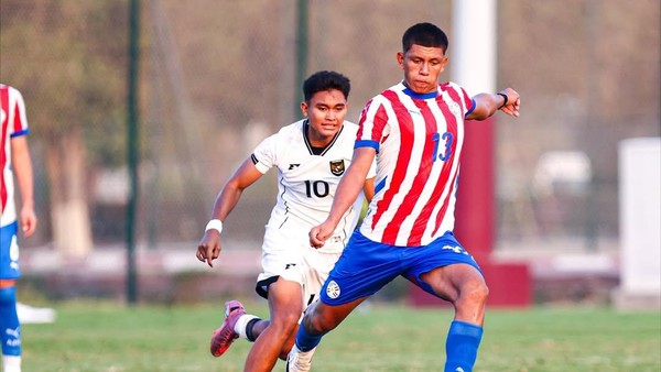 Sempat Unggul, Timnas U-17 Indonesia Dibantai Paraguay di Laga Uji Coba
