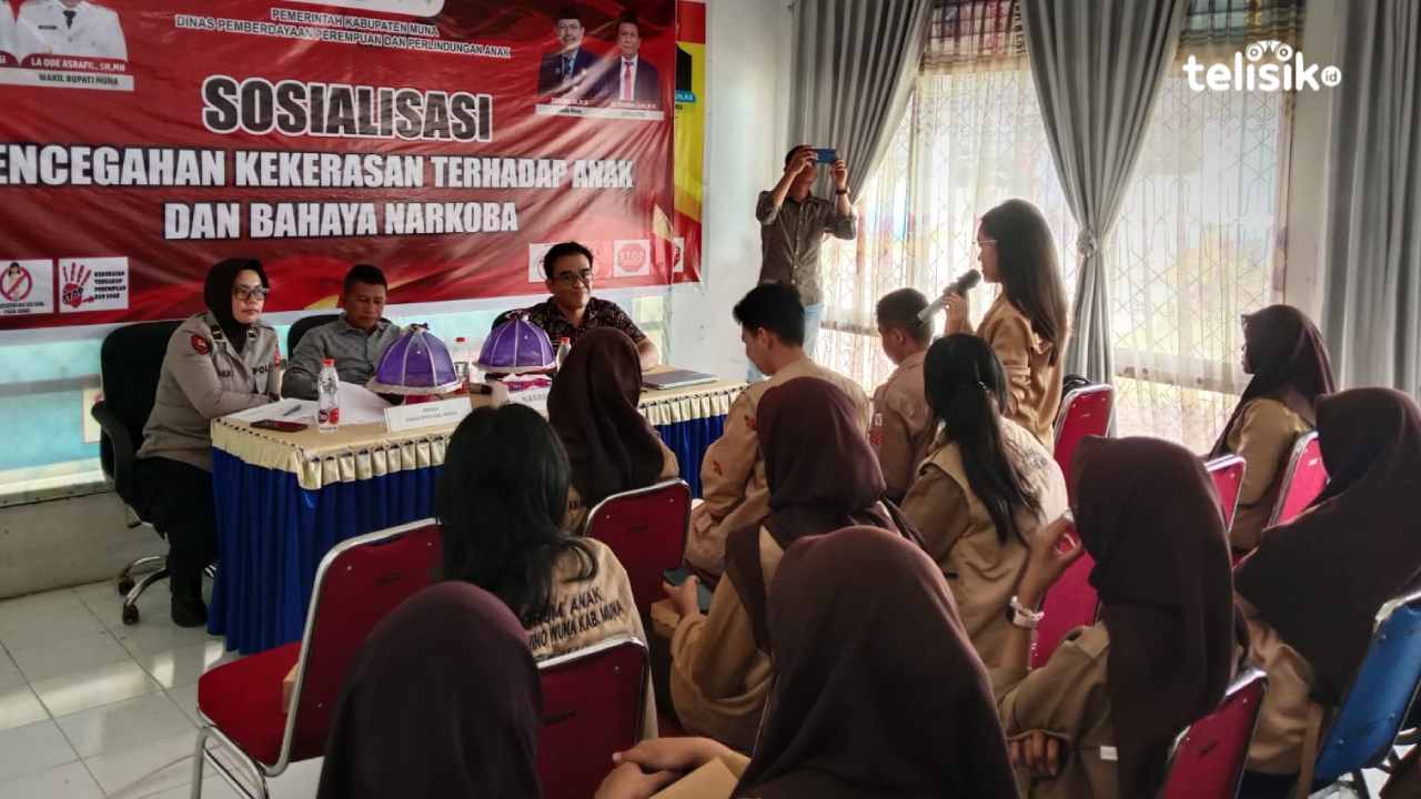 Kekerasan hingga Narkoba Intai Pelajar, Forum Anak DP3A Muna Gandeng Polres dan BNNK Bentuk Benteng