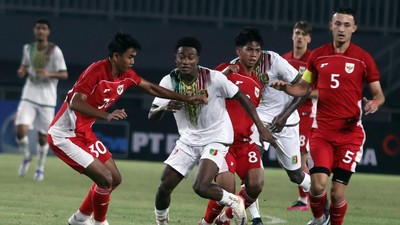 Timnas U-23 Indonesia Disikat Mali di Laga Uji Coba Leg Pertama