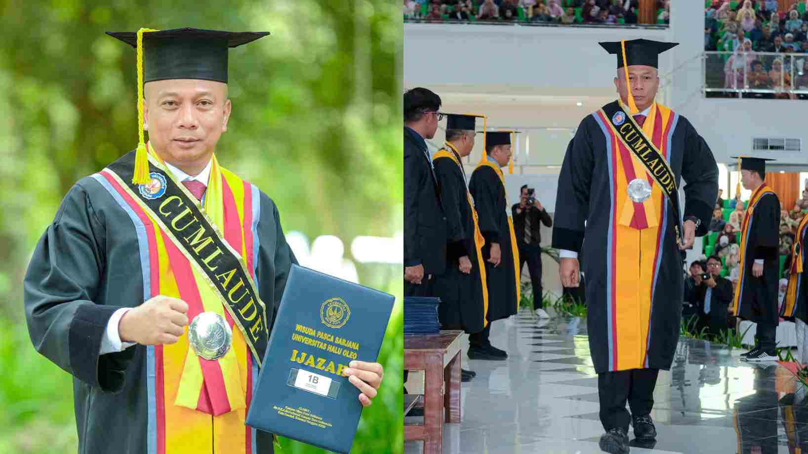 Wadir Reskrimsus Polda Sultra Raih Gelar Doktor dengan Predikat Cumlaude di UHO Kendari