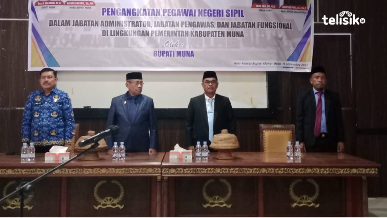 9 Besar Hasil Lelang Tiga Jabatan Eselon II Dikirim ke BKN, Bupati Muna Penentu