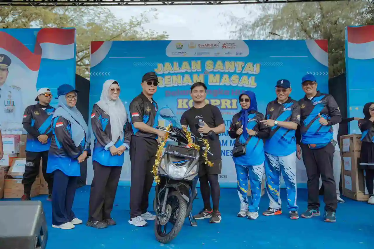 HUT ke-54 KORPRI, Bank Sultra Persembahkan Hadiah Utama Satu Unit Sepeda Motor