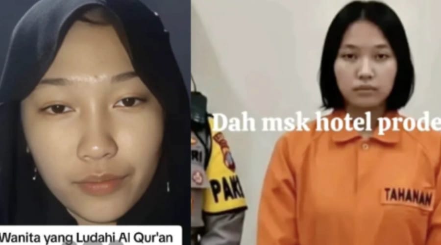 Wanita Hijab Tanpa Busana Sempat Viral Hina dan Ludahi Al-Quran Tertangkap, Begini Motifnya
