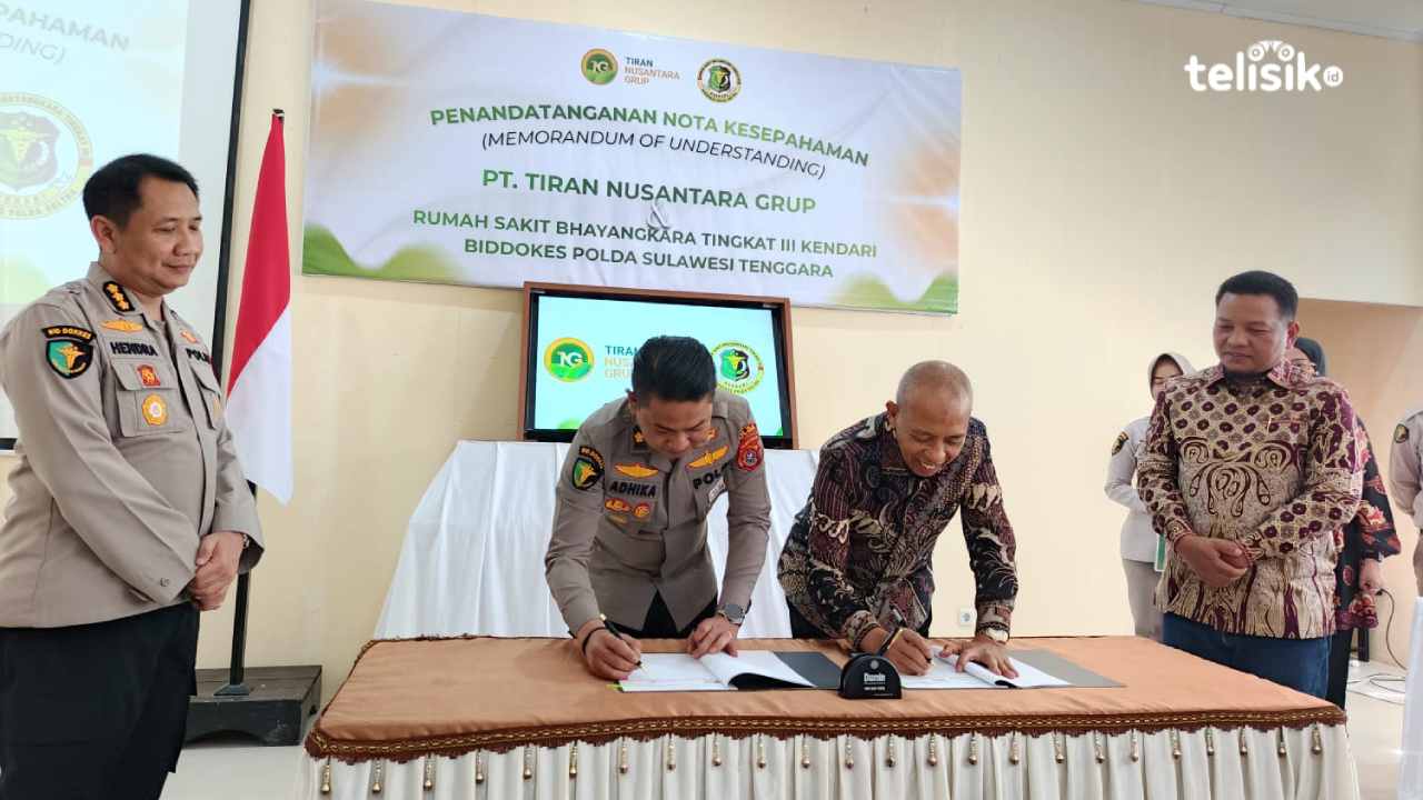Perusahaan Menteri Pertanian PT Tiran Nusantara Group Teken MoU dengan RS Bhayangkara Kendari