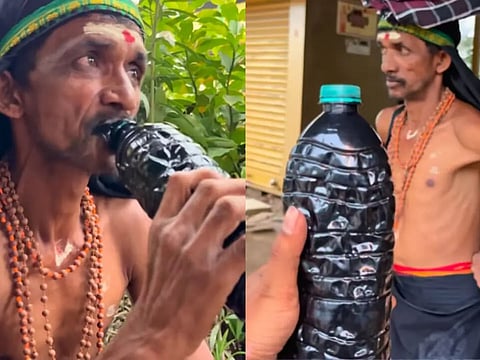 Unik: Pria India Ini Klaim Minum 8 Liter Oli Mesin Bekas Tiap Hari Selama 33 Tahun