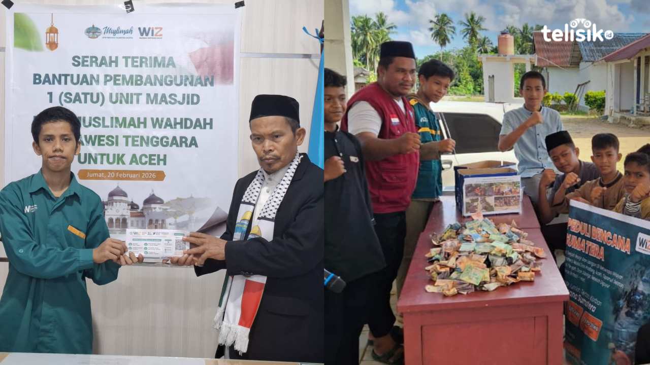 Wahdah Islamiyah Sultra Salurkan Bantuan Rp 100 Juta dan Pembangunan Masjid Korban Bencana Aceh