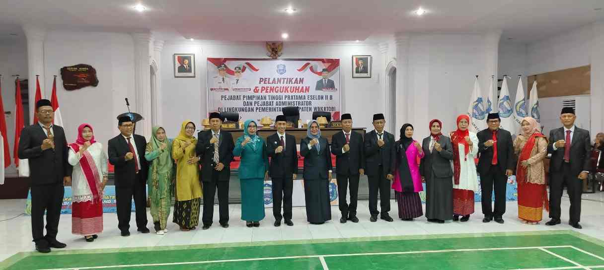 Bupati Wakatobi Haliana Minta Pejabat Eselon IIB Kedepankan Integritas Layani Publik