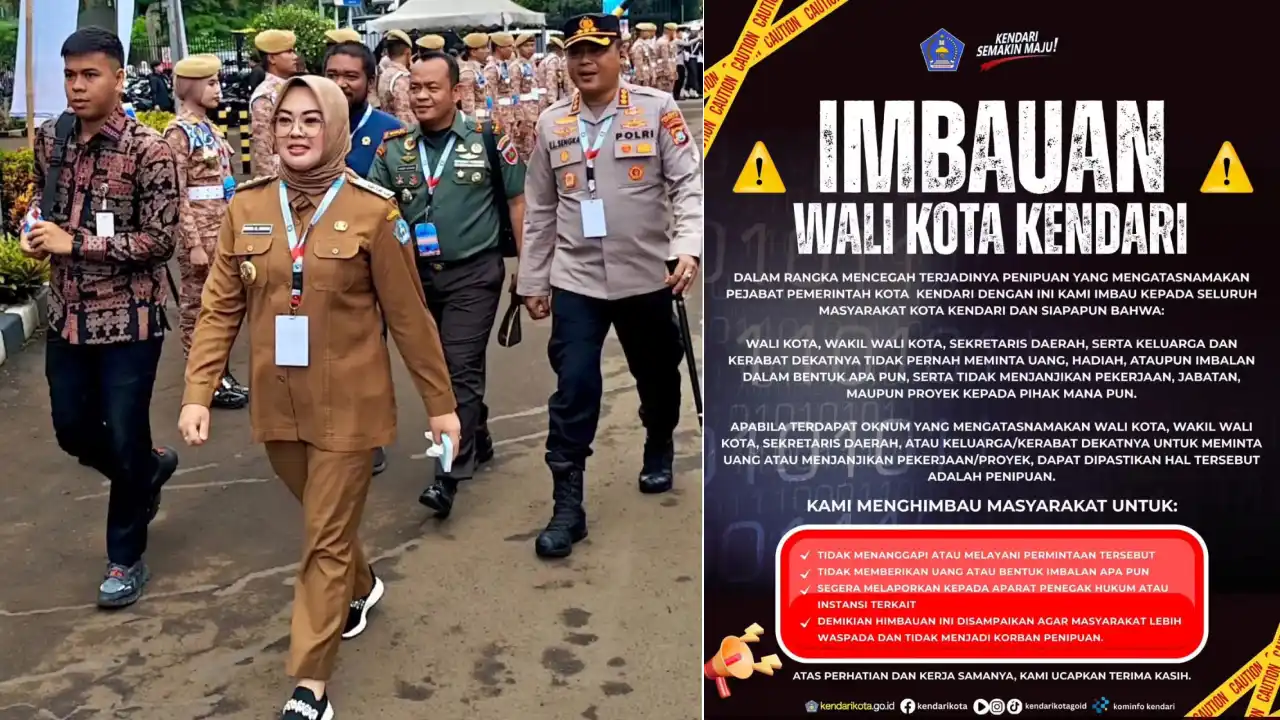 Nama Wali Kota Kendari Dicatut, Pemkot Keluarkan Peringatan Keras Modus Penipuan Berkedok Proyek dan Jabatan