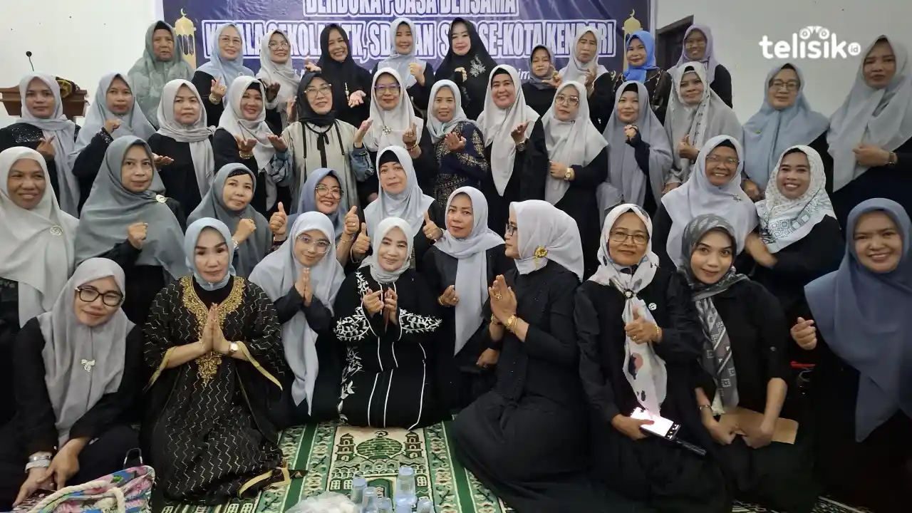 Kepala TK, SD dan SMP se-Kota Kendari Bukber, Perkuat Silaturahmi di Bulan Ramadan